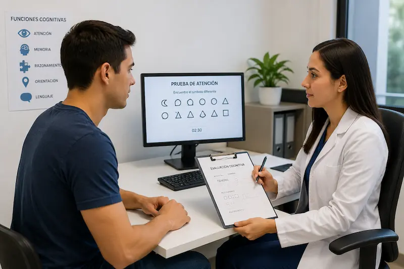 Evaluación de capacidad mental para licencia de conducción en un CRC