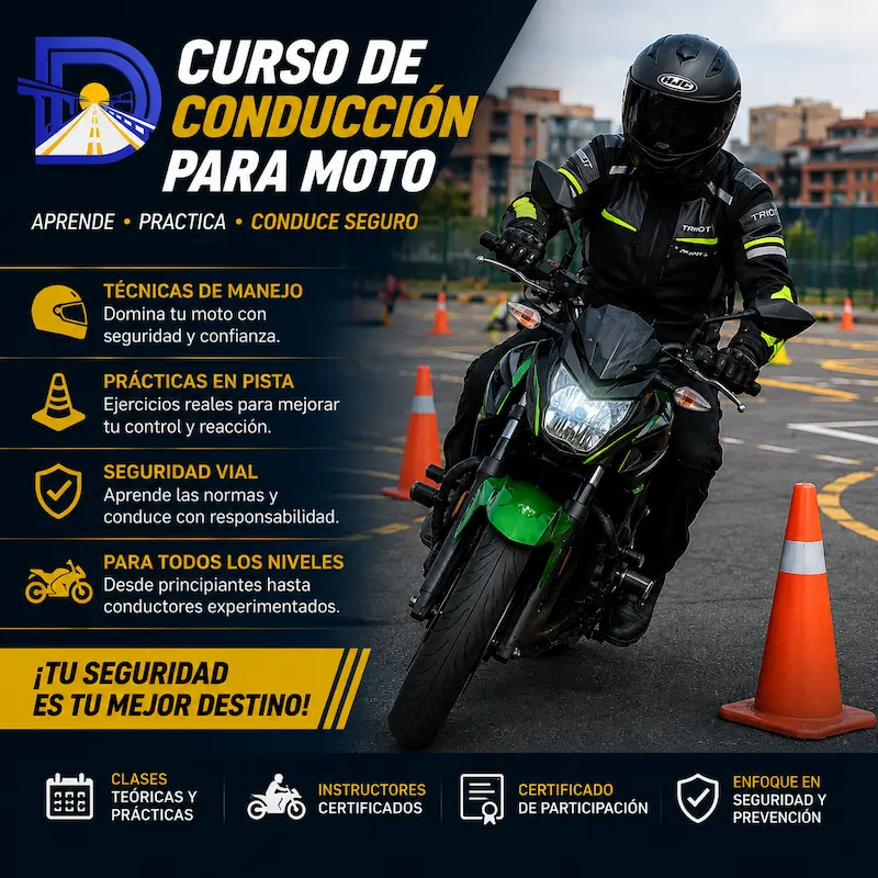 curso de conduccion de moto en kennedy